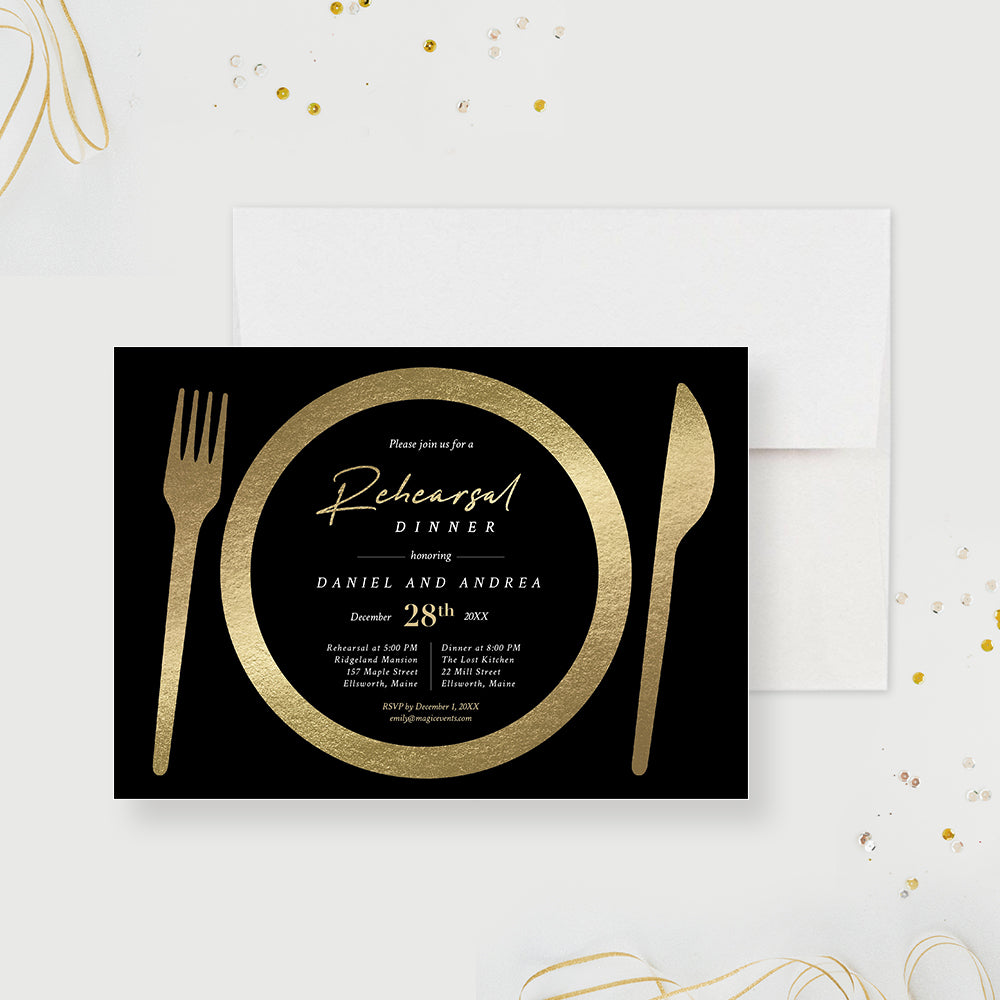 Elegant Dinner Invitation, Wine and Dine Birthday Party Invitation, We — Claudia Owen